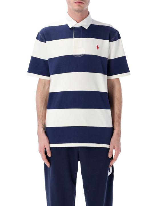 26SS 랄프 로렌 폴로 티셔츠 710964538 501 WHITE NAVY