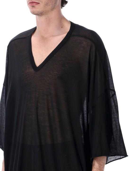 26SS 릭 오웬스 폴로 티셔츠 RR01F2279UC 09 BLACK - RICK OWENS