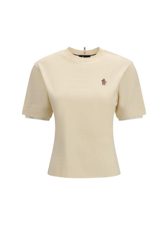 26SS 몽클레어 반팔 티셔츠 L10988C0000989AW1 034 CREAM