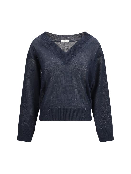 26SS 브루넬로 쿠치넬리 스웨터 MDT746412 C4224 BLUE