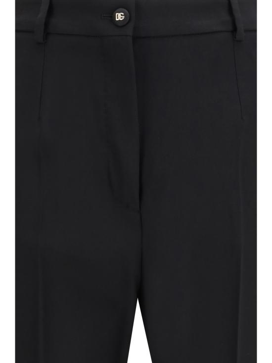 26SS 돌체앤가바나 스트레이트 팬츠 FTAM2TGDDPS N0000 BLACK - DOLCE & GABBANA