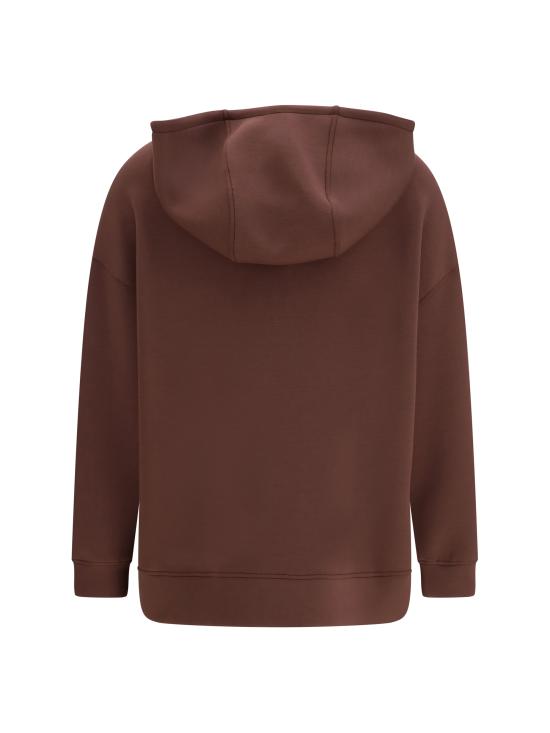 26SS 위켄드막스마라 후드 티셔츠 2615921011600 001 BROWN - WEEKEND MAX MARA