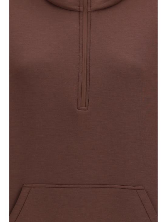 26SS 위켄드막스마라 후드 티셔츠 2615921011600 001 BROWN - WEEKEND MAX MARA