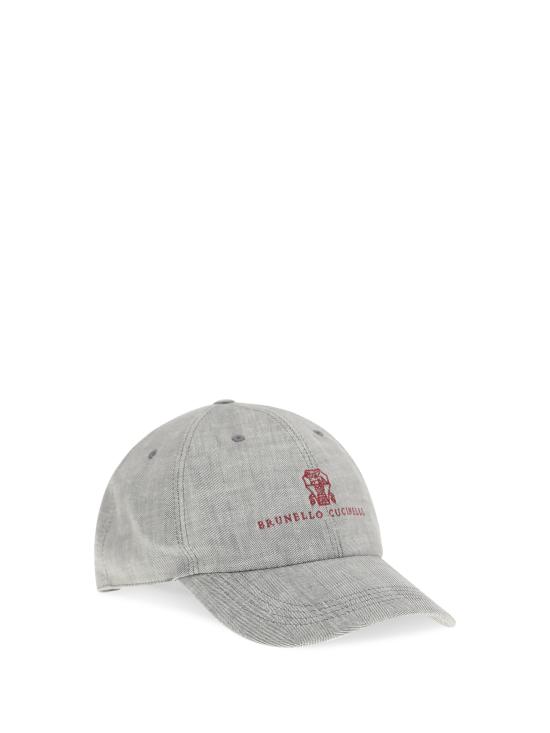 26SS 브루넬로 쿠치넬리 모자 MZ4089850 CBT06 GREY - BRUNELLO CUCINELLI