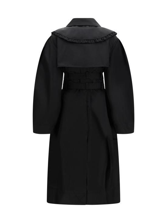 26SS 가니 코트 A1010075 099 BLACK - GANNI