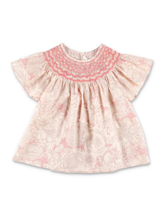 26SS [키즈] 봉쁘앙 티셔츠 S06GBLW00016 522 MEDIUM PINK FLOWERS