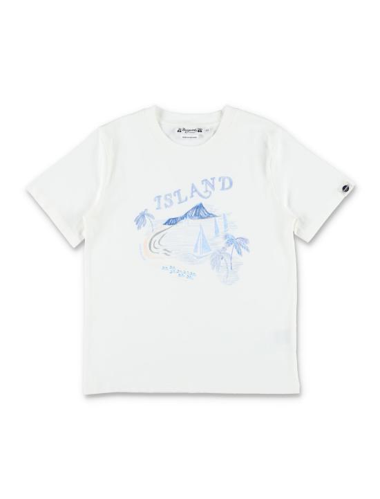 26SS [키즈] 봉쁘앙 티셔츠 S06BTSK00020 102 MILK WHITE