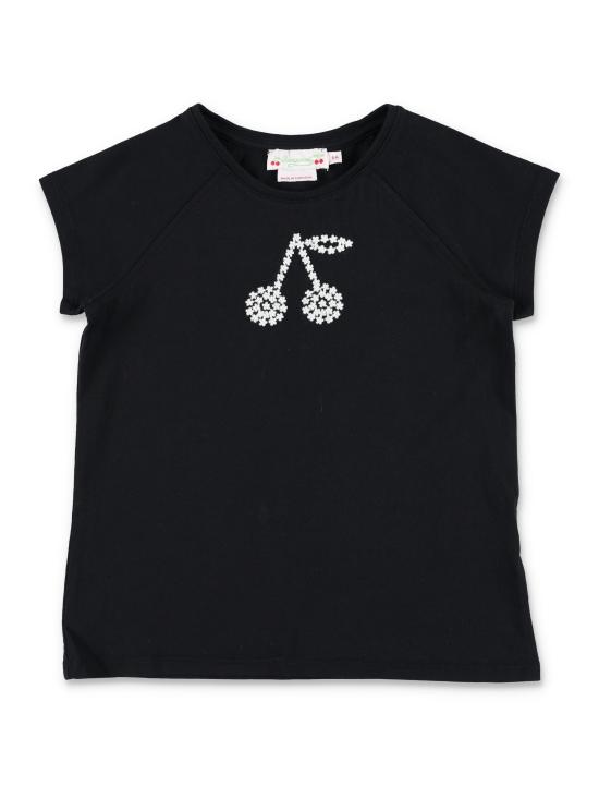 26SS [키즈] 봉쁘앙 티셔츠 S06GTSK00006 199A FAUX NOIR