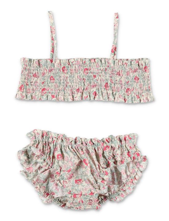 26SS [키즈] 봉쁘앙 비키니 S06GSSW00003 528 RASPBERRY FLOWERS