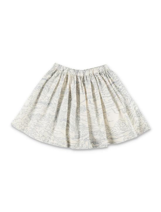 26SS [키즈] 봉쁘앙 스커트 S06GSKW00014 677 INK PRINT - BONPOINT