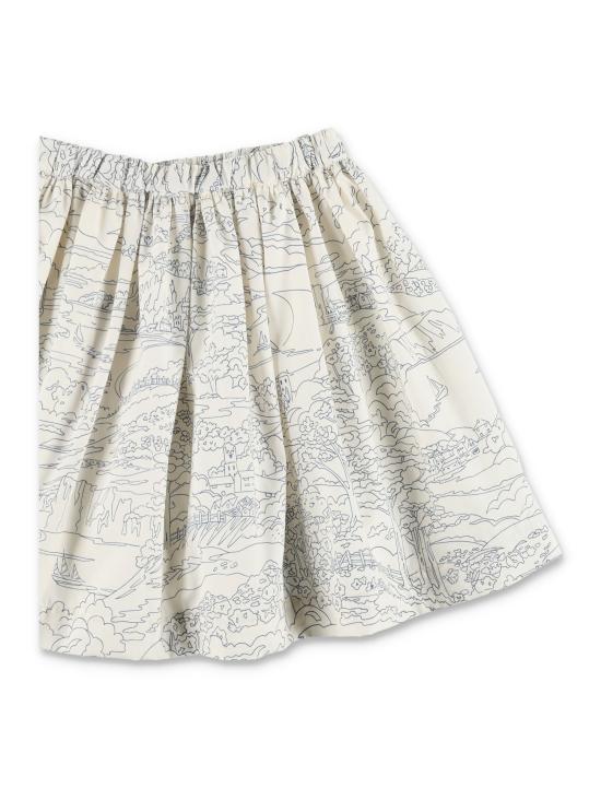 26SS [키즈] 봉쁘앙 스커트 S06GSKW00014 677 INK PRINT - BONPOINT