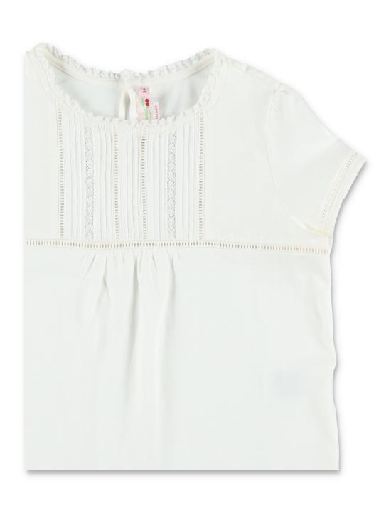 26SS [키즈] 봉쁘앙 티셔츠 S06GTSK00013 102 UPB BLANC LAIT - BONPOINT