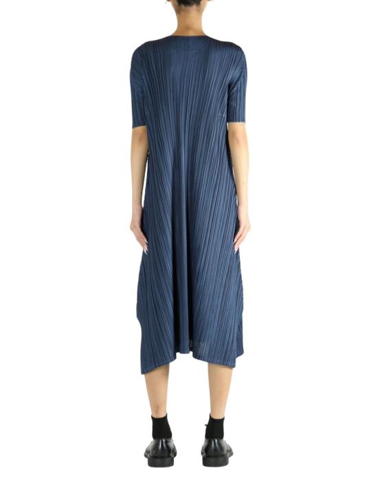25FW 플리츠플리즈 멜로우 플리츠 드레스 PP58JH284 75 BLUE - PLEATS PLEASE