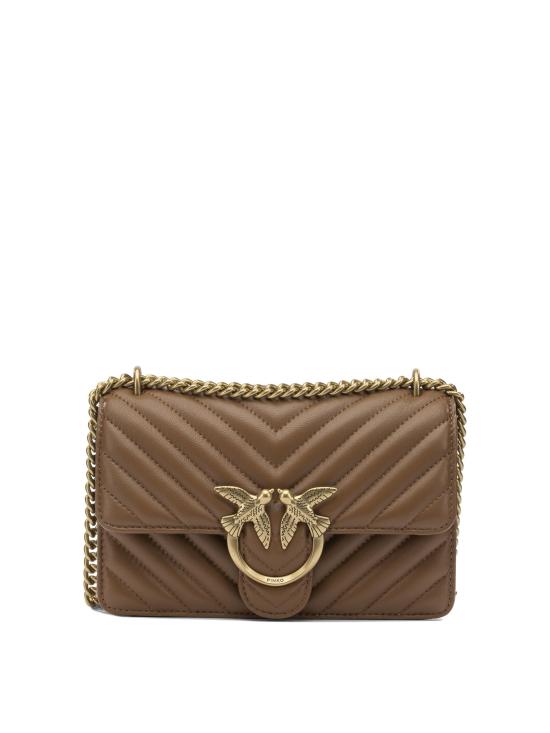 26SS 핑코 크로스백 100074A0GKL17Q BROWN