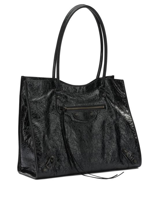 26SS 발렌시아가 르 시티 토트백 미디움 8518182ABEK1000 BLACK - BALENCIAGA