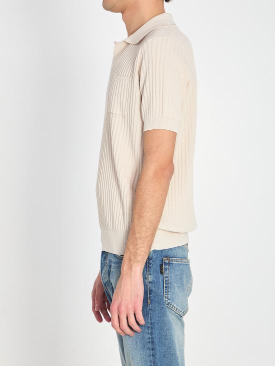 26SS 로베르토 콜리나 반팔 티셔츠 261MYA13124 03 BEIGE - ROBERTO COLLINA