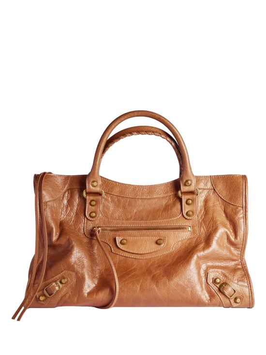 26SS 발렌시아가 르 시티 미디움 백 823058210F6 2630 BROWN