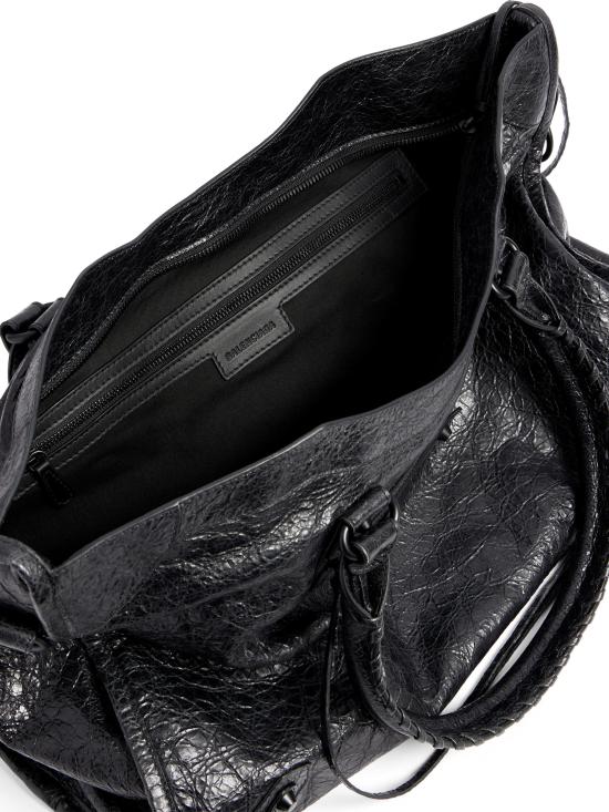 26SS 발렌시아가 르 시티 라지 백 8083882ABEL 1000 BLACK - BALENCIAGA