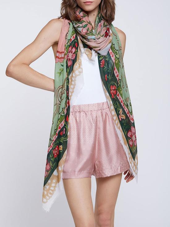 26SS 팔리에로 사르티 머플러/스카프 E262064 1530 GREEN - FALIERO SARTI