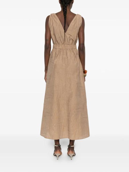 26SS 브루넬로 쿠치넬리 미디 원피스 MQ988A5092 C1604 NUDE NEUTRALS - BRUNELLO CUCINELLI