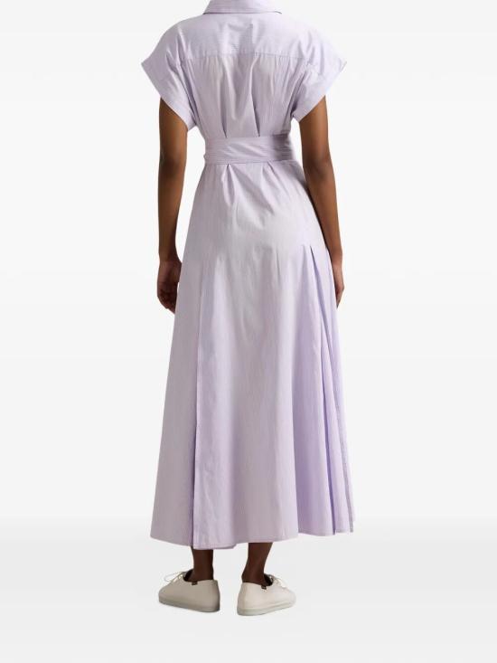 26SS 폴로 랄프로렌 미디 원피스 211A96363 002 PINK PURPLE - POLO RALPH LAUREN