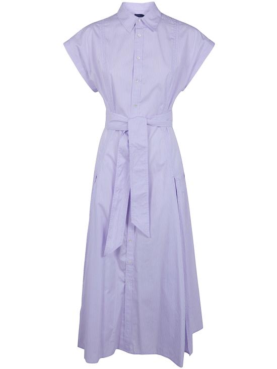 26SS 폴로 랄프로렌 미디 원피스 211A96363 002 PINK PURPLE - POLO RALPH LAUREN
