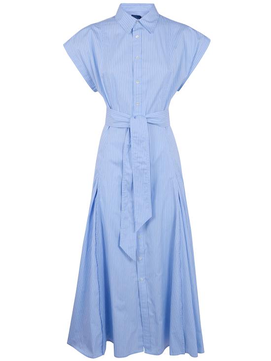 26SS 폴로 랄프로렌 미디 원피스 211A96363 001 BLUE - POLO RALPH LAUREN