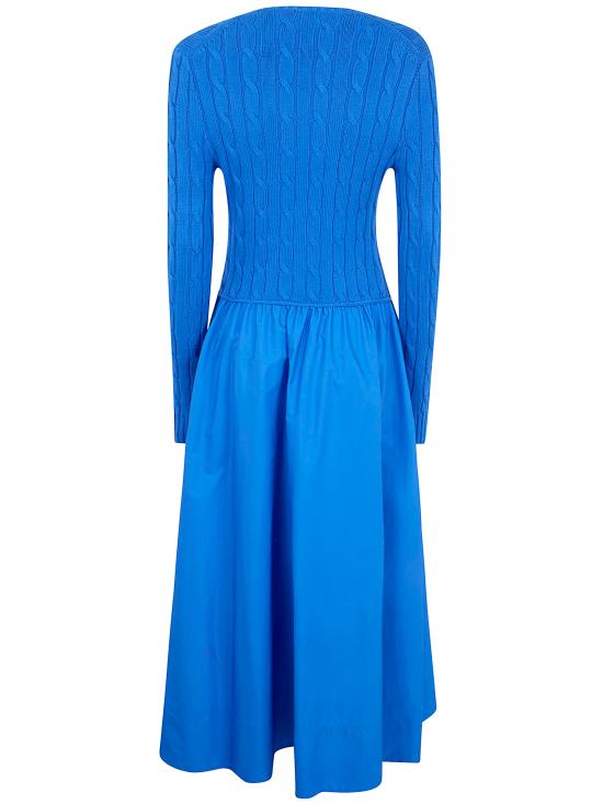 26SS 폴로 랄프로렌 미디 원피스 211A96349 002 BLUE - POLO RALPH LAUREN