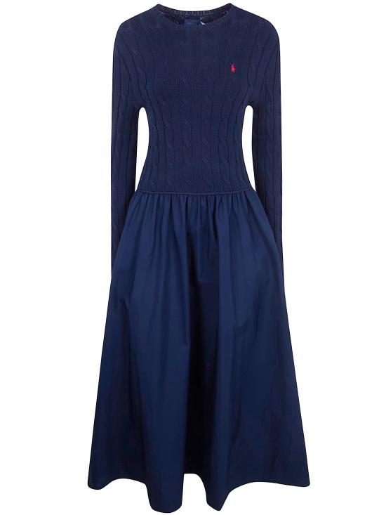 26SS 폴로 랄프로렌 미디 원피스 211A96349 004 BLUE - POLO RALPH LAUREN