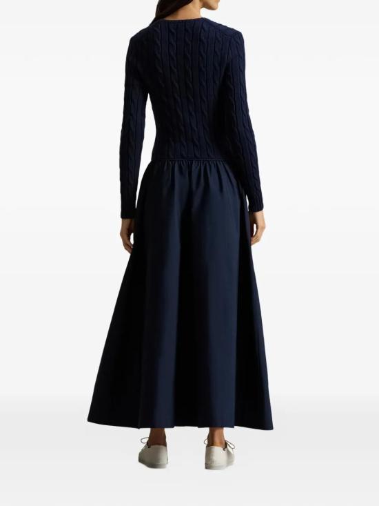 26SS 폴로 랄프로렌 미디 원피스 211A96349 004 BLUE - POLO RALPH LAUREN