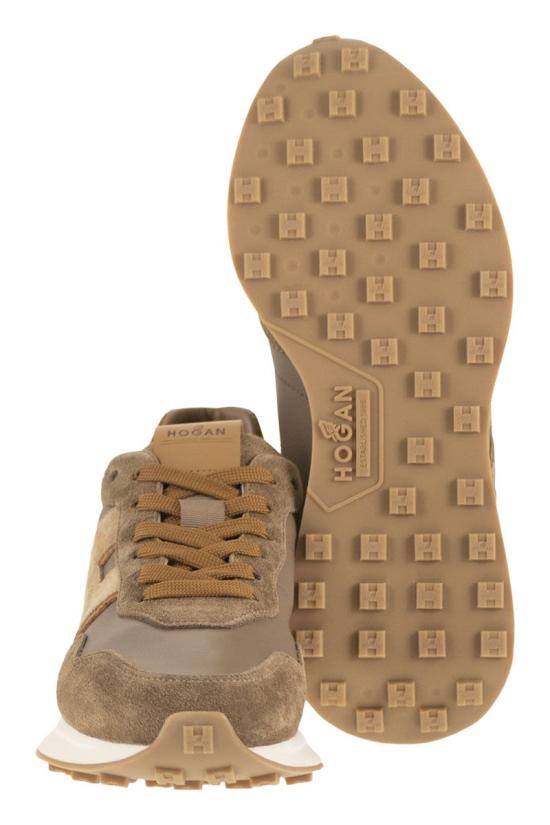 26SS 호간 H601 스니커즈 HXM6010EH41UHC783S DARK BEIGE - HOGAN