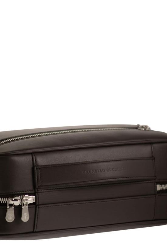26SS 브루넬로 쿠치넬리 가죽소품 MWZNBU441 C8034 DARK BROWN - BRUNELLO CUCINELLI
