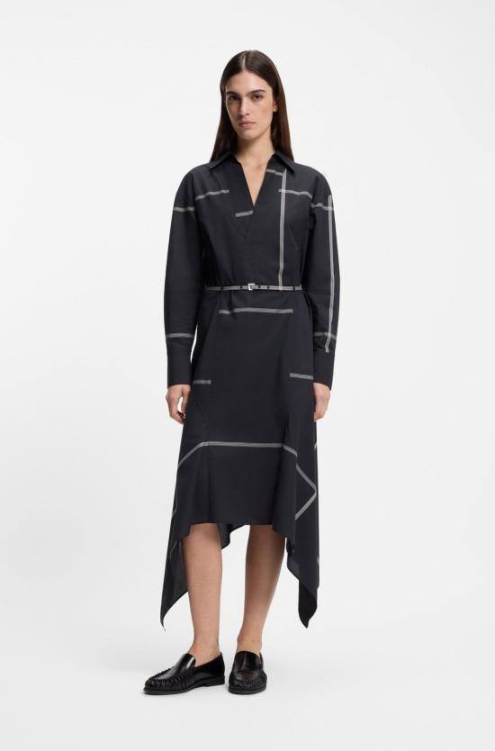 26SS 보스 미디 원피스 50553707404 NAVY - BOSS