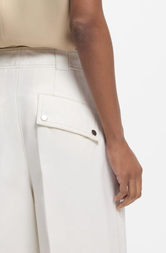 26SS 보스 스트레이트 팬츠 50553682118 WHITE - BOSS