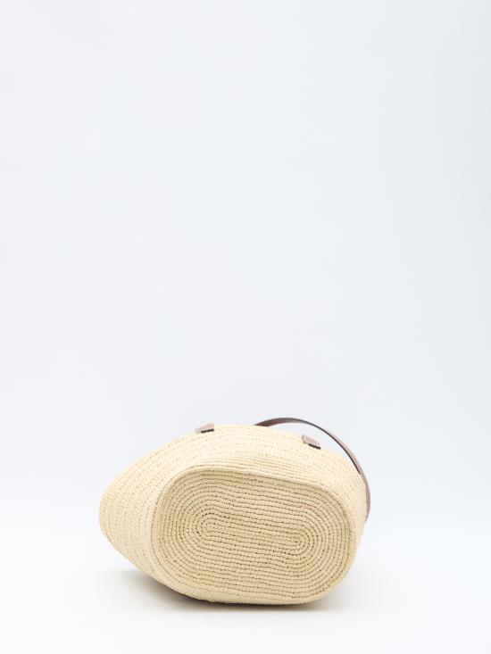 26SS 셀린느 라피아 앤 카프스킨 틴 서플 클래식 파니에 115802FF7 04LU TAN - CELINE