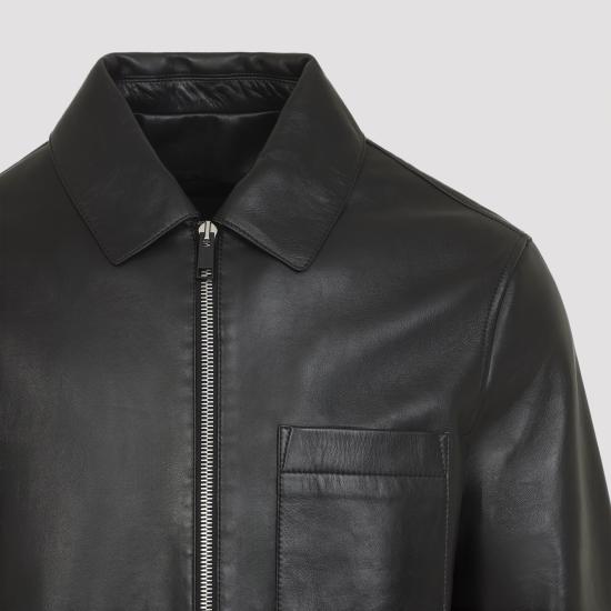 26SS 이브살로몬 가죽 자켓 26E25WHV20066B19W C99 BLACK - YVES SALOMON