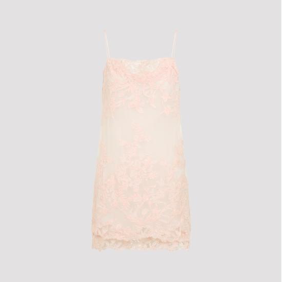 26SS 에르마노 설비노 미디 원피스 D482Q733APCSQYE 21706 PINK PURPLE - ERMANNO SCERVINO