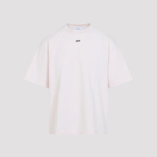 26SS 오프화이트 반팔 티셔츠 OMAA120S26JER00R6080 FADE NUDE NEUTRALS - OFF WHITE