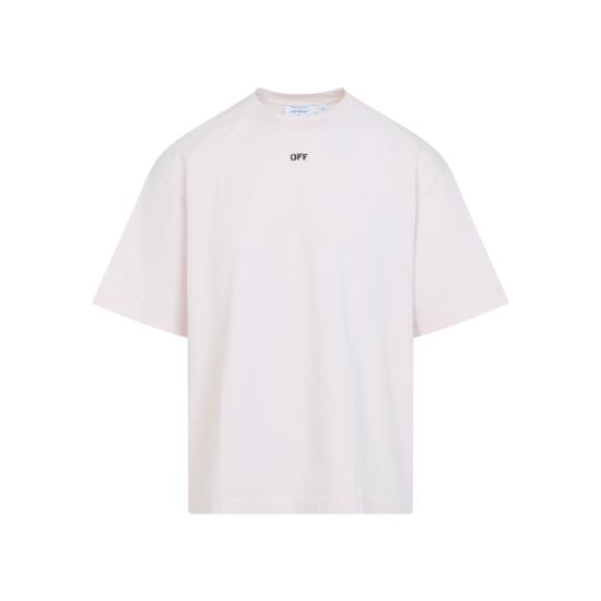 26SS 오프화이트 반팔 티셔츠 OMAA120S26JER00R6080 FADE NUDE NEUTRALS