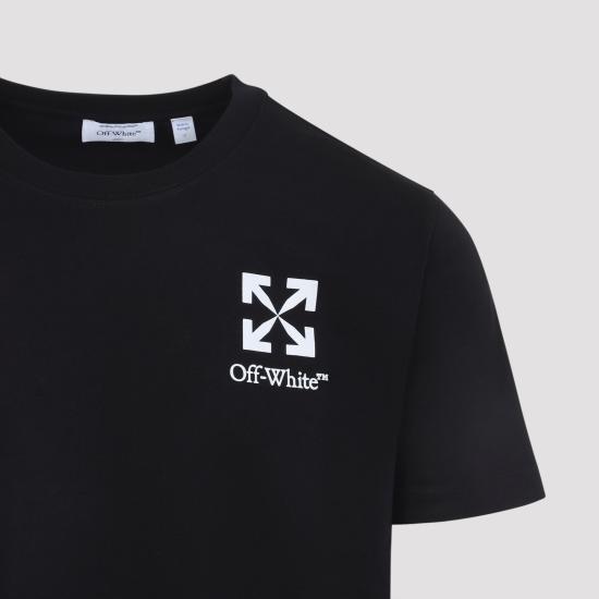 26SS 오프화이트 반팔 티셔츠 OMAA027S26JER00B0001 BLACK - OFF WHITE