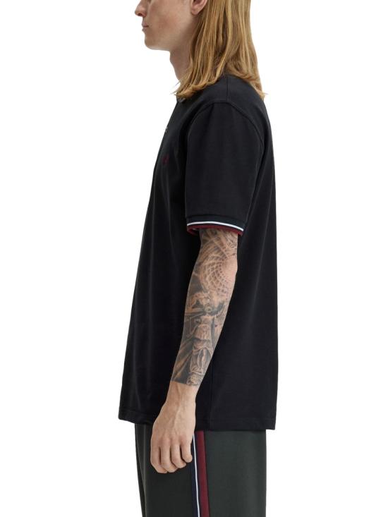 26SS 프레드페리 반팔 티셔츠 FPM1257 37B BLUE - FRED PERRY