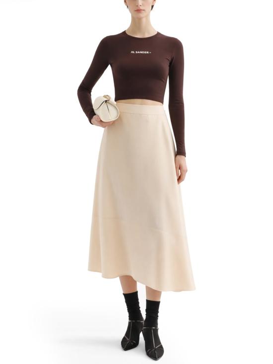 26SS 질샌더 반팔 티셔츠 J40SD0115 J20011204 BROWN - JIL SANDER