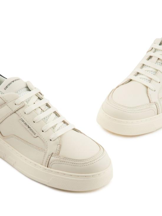 26SS 엠포리오 아르마니 스니커즈 EM003702AF19573M0019 WHITE - EMPORIO ARMANI