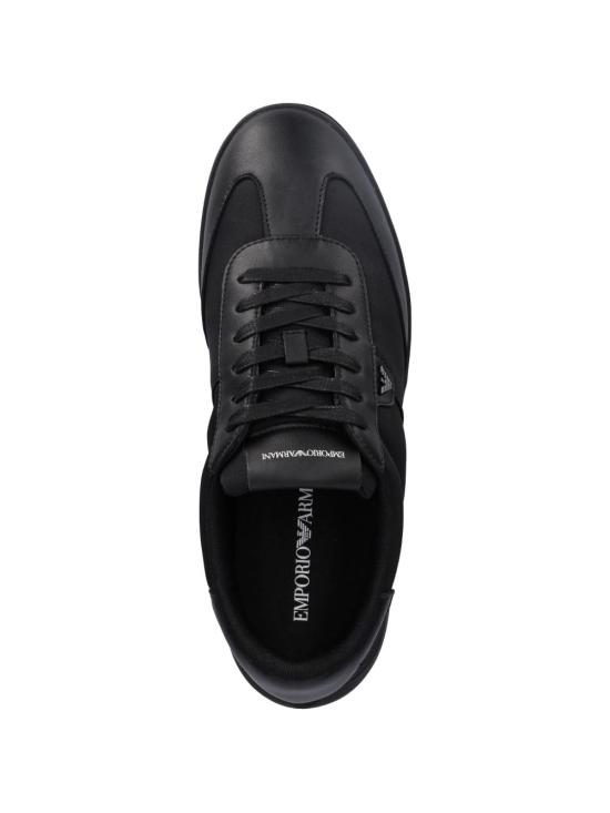 26SS 엠포리오 아르마니 스니커즈 EM003062AF18210UC001 BLACK - EMPORIO ARMANI