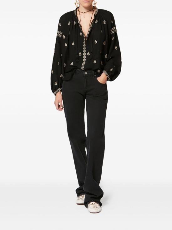 26SS 이자벨마랑 셔츠 HT0826FAD1J12I01BK BLACK - ISABEL MARANT