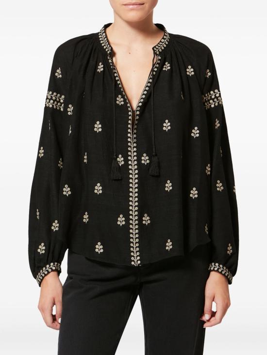 26SS 이자벨마랑 셔츠 HT0826FAD1J12I01BK BLACK - ISABEL MARANT