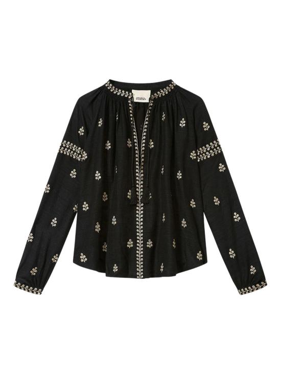 26SS 이자벨마랑 셔츠 HT0826FAD1J12I01BK BLACK