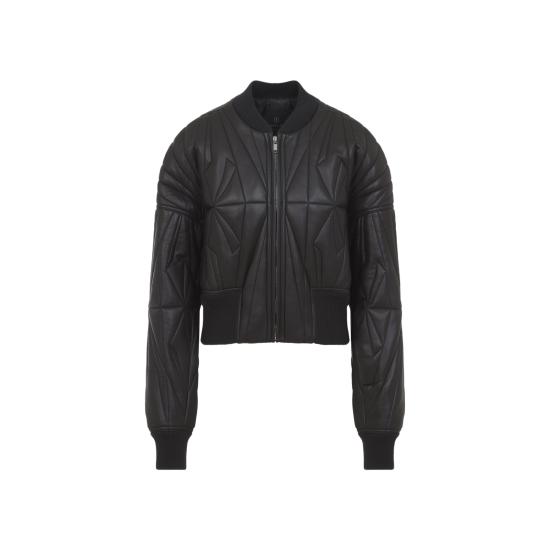 26SS 릭오웬스 몽클레어 가죽 자켓 MU01F1A11M8116828 GREY