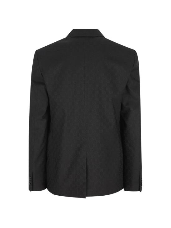 26SS 구찌 싱글 브레스트 GG 울 재킷 864110ZAUP11000 BLACK - GUCCI