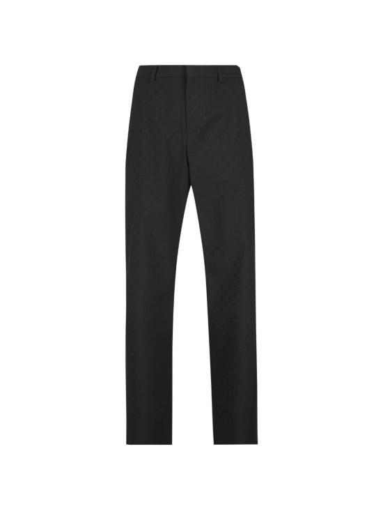 26SS 구찌 GG 울 팬츠 864053ZAUUC1000 BLACK